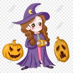 보라색 의상 마녀 할로윈 드레스 그림 PNG 일러스트 무료 다운로드 - Lovepik 보라색 의상 마녀 할로윈 드레스 그림