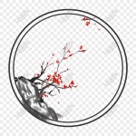  골동품 꽃 매화 국경