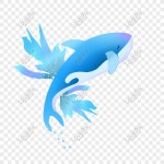 꿈꾸는 푸른 고래 손으로 그려진 그림 PNG 일러스트 무료 다운로드 - Lovepik 꿈꾸는 푸른 고래 손으로 그려진 그림