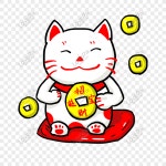 만화 손으로 그린 귀여운 행운의 고양이 행운의 행운 PNG 일러스트 무료 다운로드 - Lovepik 만화 손으로 그린 귀여운 행운의 고양이 행운의 행운