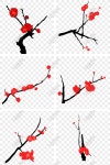 손으로 그린 매화 꽃 수집 PNG 일러스트 무료 다운로드 - Lovepik 손으로 그린 매화 꽃 수집