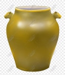  손으로 그린 동물 항아리 그림