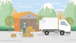 물류 전송 손으로 그려진 그림 바람 일러스트 무료 다운로드 - Lovepik 물류 전송 손으로 그려진 그림 바람