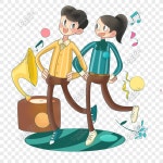 발렌타인 데이와 함께 춤을 추는 커플 PNG 일러스트 무료 다운로드 - Lovepik 발렌타인 데이와 함께 춤을 추는 커플