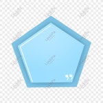  밝은 파란색의 일반 국방부 상쾌한 제목 상자