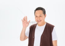  인사하는 노인장
