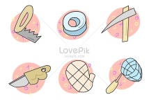 생활용품 PNG 일러스트 무료 다운로드 - Lovepik 생활용품