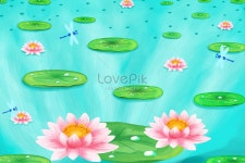 어린 연못 삽화 일러스트 무료 다운로드 - Lovepik 어린 연못 삽화