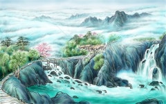 배경 수묵 산수로 일러스트 무료 다운로드 - Lovepik 배경 수묵 산수로