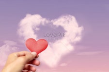 사랑 구름 배경 사진 및 창의적인 일러스트 무료 다운로드 - Lovepik 사랑 구름