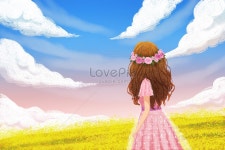 봄 유채, 꽃밭, 바다 일러스트 무료 다운로드 - Lovepik 봄 유채, 꽃밭, 바다