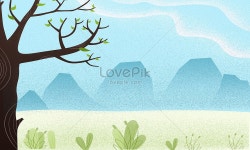 작은 신선한 풍경 일러스트 무료 다운로드 - Lovepik 작은 신선한 풍경