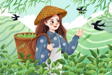 24 태양 용어 계곡에서 비와 비에 여자의 그림 일러스트 무료 다운로드 - Lovepik 24 태양 용어 계곡에서 비와 비에 여자의 그림