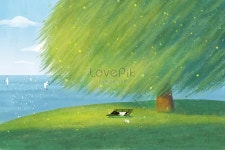 여름 오후에 나무 아래에서 드라이브 일러스트 무료 다운로드 - Lovepik 여름 오후에 나무 아래에서 드라이브