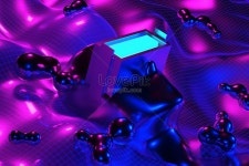  과학 기술 로봇 장면