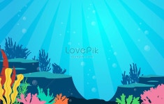 다채로운 해양 식물 해저 풍경 벡터 일러스트 무료 다운로드 - Lovepik 다채로운 해양 식물 해저 풍경 벡터