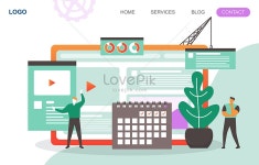 웹 페이지 프로젝트 개발의 그린 빌드 웹 사이트 디자인 일러스트 무료 다운로드 - Lovepik 웹 페이지 프로젝트 개발의 그린 빌드 웹 사이트... 