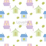 하얀 백그에 집과 단풍 나무 잎의 원활한 배경 일러스트 무료 다운로드 - Lovepik 하얀 백그에 집과 단풍 나무 잎의 원활한 배경