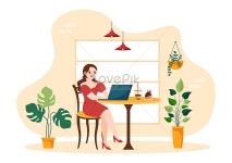 인터넷 카페 그림 일러스트 무료 다운로드 - Lovepik 인터넷 카페 그림