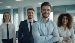 Group Of Business People Smiling In Office Meeting 사진 무료 다운로드 - Lovepik Group Of Business People Smiling In Office Meeting