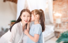  친밀한 엄마와 딸