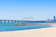 대련 성해 대교 사진 무료 다운로드 - Lovepik 대련 성해 대교