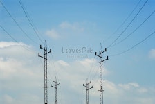 푸른 하늘 아래 전선 사진 무료 다운로드 - Lovepik 푸른 하늘 아래 전선