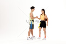 청년 남녀 허리 깃발 사진 무료 다운로드 - Lovepik 청년 남녀 허리 깃발