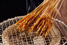  바베큐 오리 창자