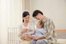  4명의 행복한 가족