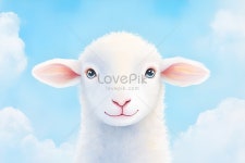 귀여운 양 일러스트 무료 다운로드 - Lovepik 귀여운 양