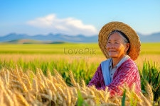  밀밭의 농부