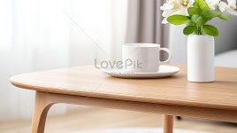 현대적인 공간에 있는 나무 커피 테이블 사진 무료 다운로드 - Lovepik 현대적인 공간에 있는 나무 커피 테이블