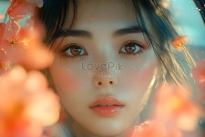 꽃과 소녀들 사진 무료 다운로드 - Lovepik 꽃과 소녀들