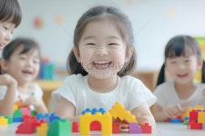  귀여운 아이들 빌딩 블록
