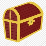  Treasure Chest Yellow Brown 클립 아트,황갈색의,보물 상자