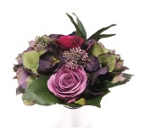 더리얼스 엠데코:대한민국 대표 플라워 종합쇼핑몰 [더리얼스 엠데코] 조화 꽃 수국 장미 오키드 믹스 번들 3색 택1 각6개 세트 인조 꽃장식... 