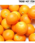 더리얼스 엠데코:대한민국 대표 플라워 종합쇼핑몰 [더리얼스 엠데코] 별꼭지 고급형 미니 오렌지 낑깡 금귤 모형 3.5cm 24개 세트 인조... 