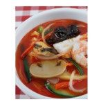 더리얼스 엠데코:대한민국 대표 플라워 종합쇼핑몰 [더리얼스 엠데코] 국내수작업 리얼 국물 짬뽕 모형 12cm 음식모형 식당인테리어 소품