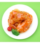 대표 플라워 종합쇼핑몰 [더리얼스 엠데코] 양념치킨 모형 통닭 스몰 12.5cm 음식모형 인조 음식 제작 가짜 요리 전시 한식 분식 식품 UR