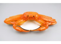 [더리얼스 엠데코] 영덕 대게 모형 홍게 크랩 찜 40cm 인조 음식모형 해산물 요리 뷔페 마트 데코 바다생물 데코 장식 가짜 해양 교구 디피 PR