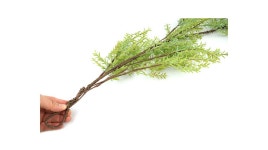 더리얼스 엠데코:대한민국 대표 플라워 종합쇼핑몰 [더리얼스 엠데코] 조화 루모라 고사리 노무라 펀 넝쿨 바인 LT그린 120cm 12개 세트 인조... 