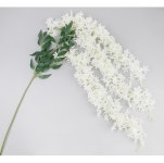 더리얼스 엠데코:대한민국 대표 플라워 종합쇼핑몰 [더리얼스 엠데코] 조화 파스텔 등나무 꽃 등꽃 별꽃 스프레이 102cm 3색 택1 각24개 세트... 