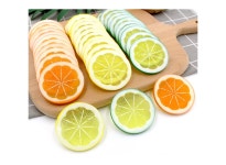 더리얼스 엠데코:대한민국 대표 플라워 종합쇼핑몰 [더리얼스 엠데코] 껍질이 분리되는 슬라이스 레몬 라임 오렌지 모형 5.8cm 3종 택1 가짜... 
