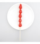 더리얼스 엠데코:대한민국 대표 플라워 종합쇼핑몰 [더리얼스 엠데코] 딸기 탕후루 모형 25cm 과일 사탕꼬치 빙탕후루 과일사탕 음식모형 꼬치... 