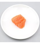 대표 플라워 종합쇼핑몰 [더리얼스 엠데코] 연어회 모형 4조각 8.5cm 음식모형 일식 횟집 식당 인조 스시 사시미 가짜 생선 회 뷔페 초밥 데코 UR