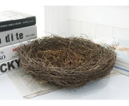 대표 플라워 종합쇼핑몰 [더리얼스 엠데코] 새둥지 모형 30cm 실제 큰새가 살수있는 자연소재 새집 인테리어 소품 버드하우스 둥지모형