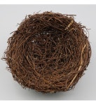 더리얼스 엠데코:대한민국 대표 플라워 종합쇼핑몰 [더리얼스 엠데코] 새 둥지 모형 12~14.7cm 자연소재 새집 버드하우스 네츄럴 새둥지