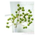 더리얼스 엠데코:대한민국 대표 플라워 종합쇼핑몰 [더리얼스 엠데코] 조화 열매 가지 과일 그린 50cm 플랜테리어 장식 진열 소재 식물 인조... 