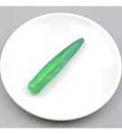 더리얼스 엠데코:대한민국 대표 플라워 종합쇼핑몰 [더리얼스 엠데코] 오크라 모형 그린 11.6cm 모조 채소 야채 음식모형 마트 데코 장식... 